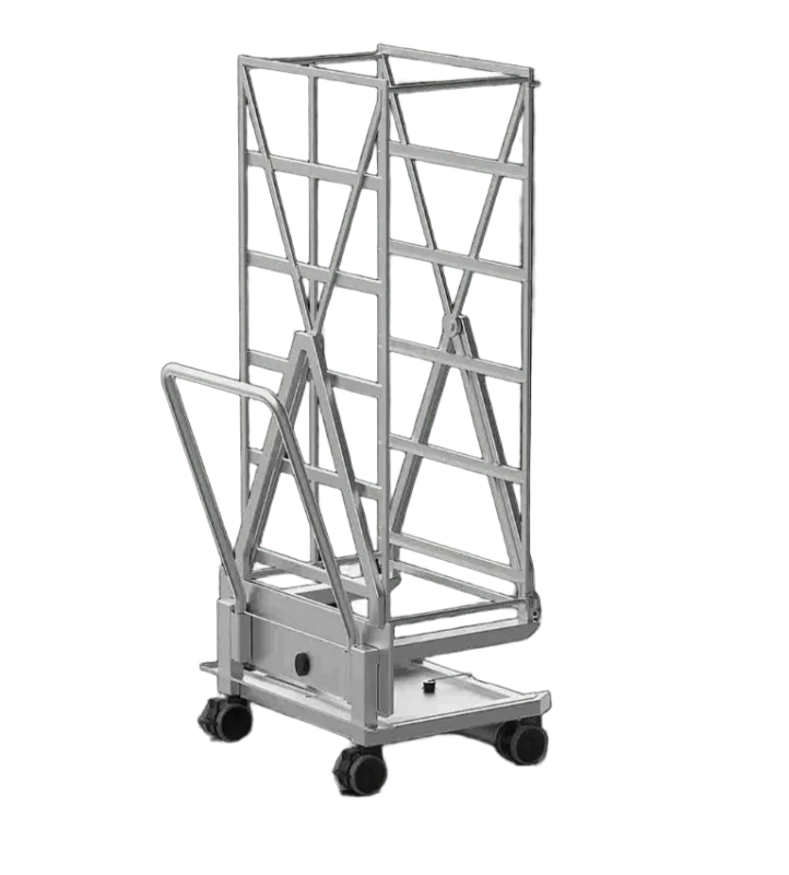 Offre Spéciale Chariot pour cuisson et refroidissement bake.rest . structure en acier aisi 316l + plaque en acier inoxydable