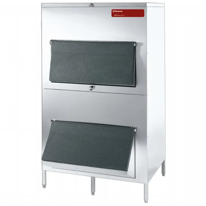 Bac de stockage 550 kg avec 2 portes - 1110x1060x1915 mm Jusqu’à Épuisement Des Stocks