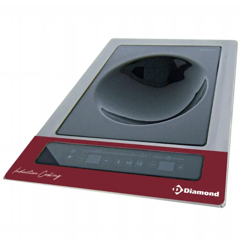 Plaque à induction wok 3,6 kw à poser - 390x430x160 mm Nouvel Arrivage