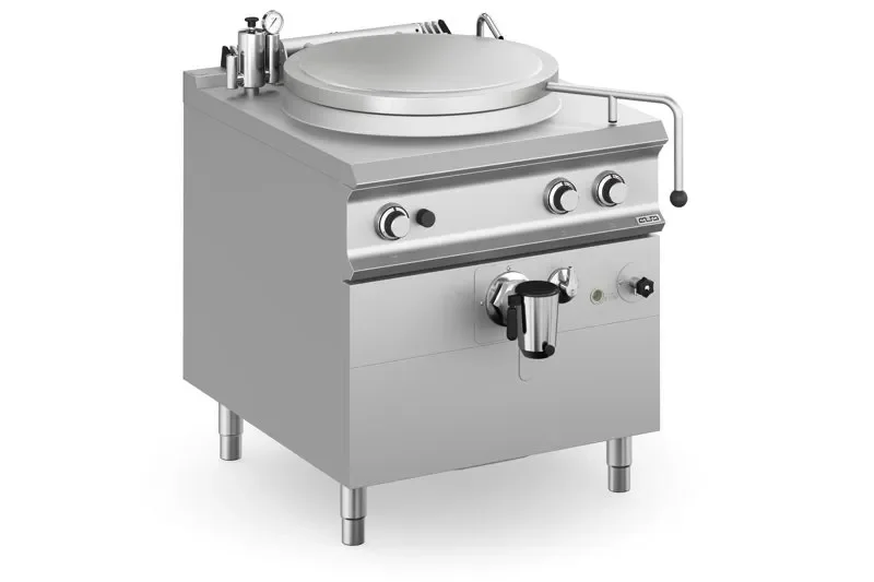 Expédition Rapide Marmite professionnelle chauffage indirect avec capacité 100 l - 800x900x850 mm