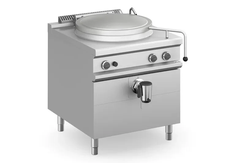 Marmite à poser à gaz chauffage direct capacité 150 l - 800x900x850 mm Nouvelle Collection