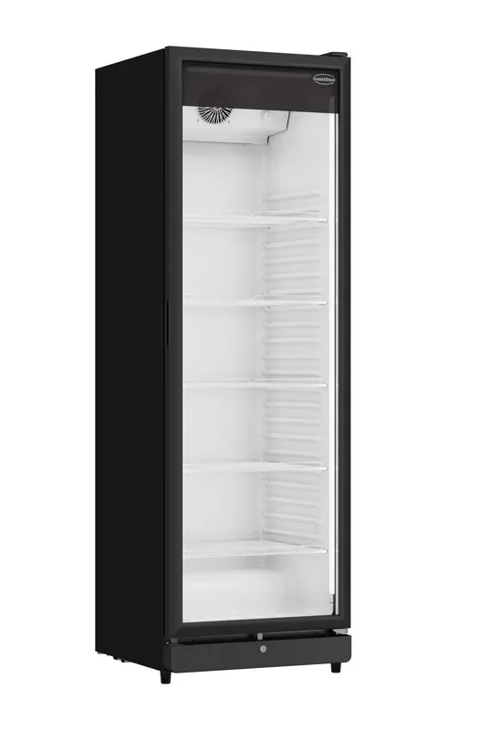Armoire à boisson vitrée noire éclairage led Produit De Marque