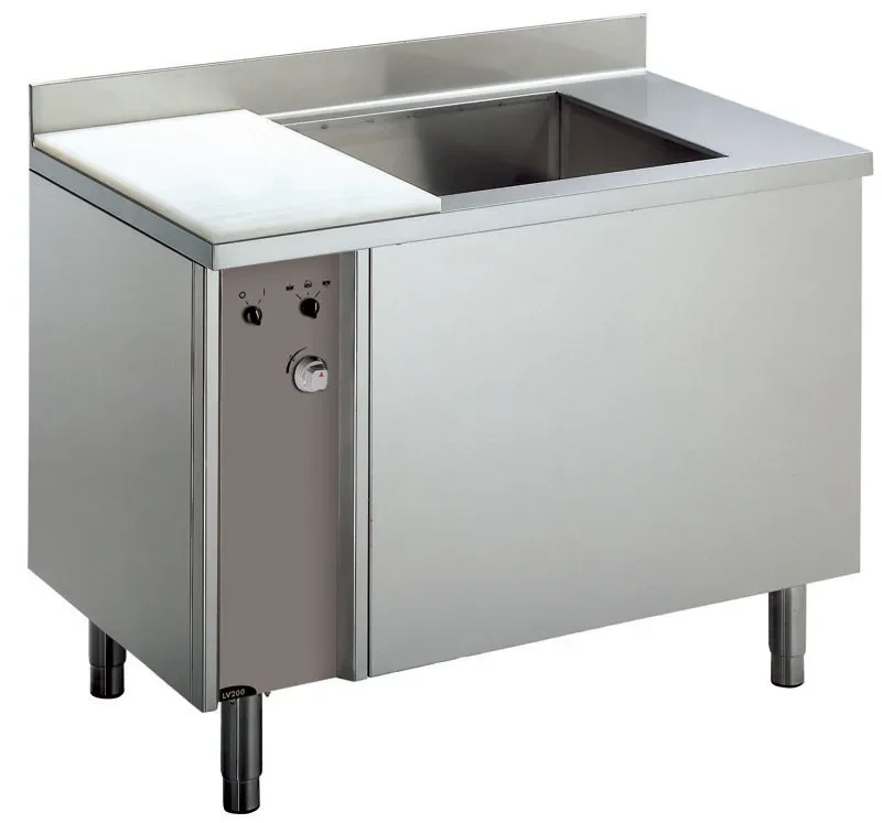 Must-Have Lave-légumes cuve fixe pro capacité 8 à 30 kg triphasé- capacité 200 lt