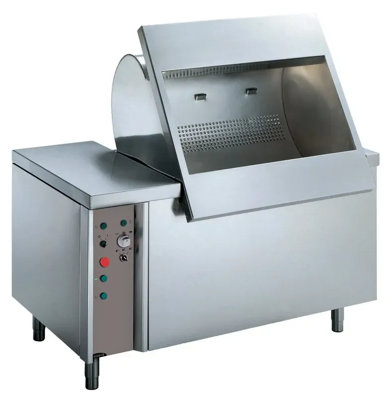 Livraison Gratuite Lave-légumes automatique avec bac basculant 10/40 kg triphasé