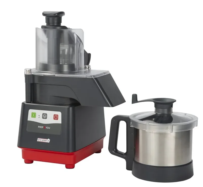 Cutter/coupe-légumes professionnel avec cuve inox 3,6 l - dimensions - prep4you trk36 Promotion