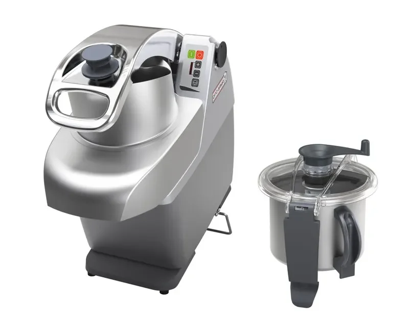 Certifié Cutter/coupe-légumes de table avec capacité 4,5 l puissance de 1 kw - trk 45 - rendement de 550 kg/h