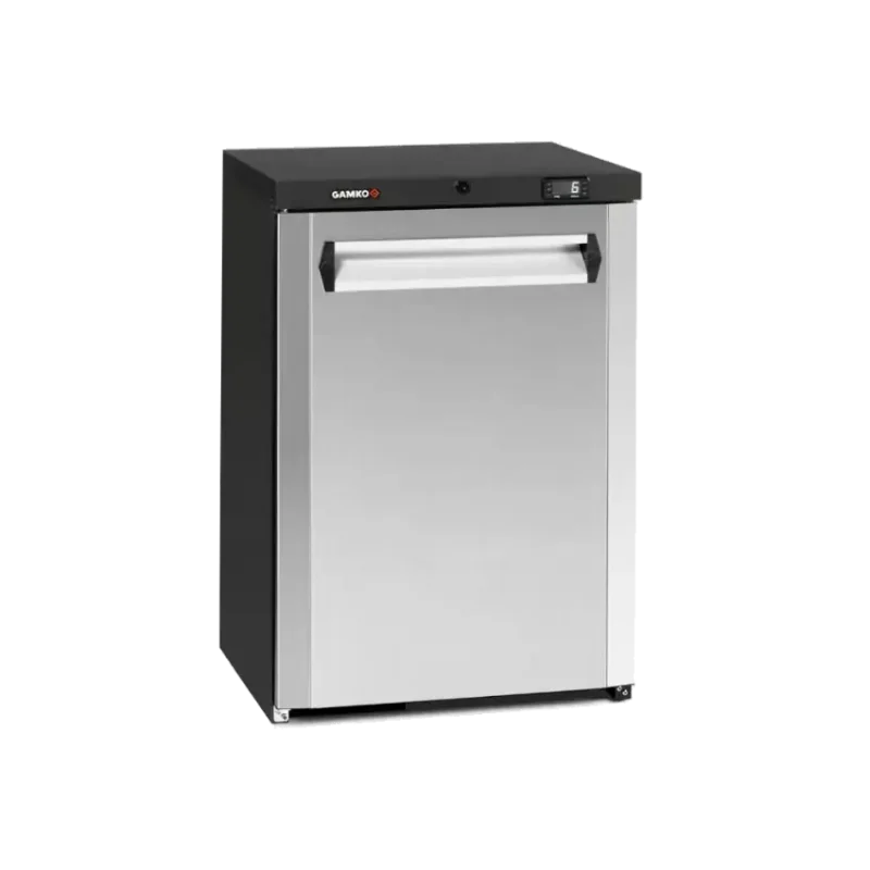 Vente Flash Arrière bar 1 porte pleine inox charnière droite 125l +6°c