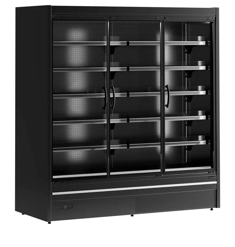 Vitrine réfrigérée 3 portes vitrées à charnières basse consommation Offre Limitée