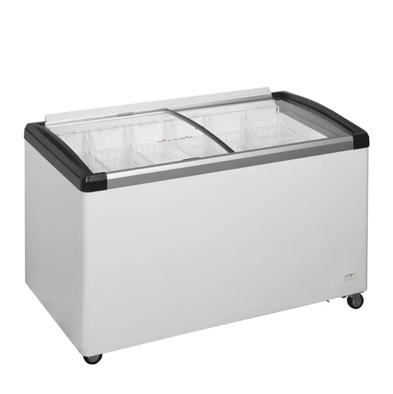 Remise Conservateur glaces vitré - température -30/-10°c et capacité 435/312