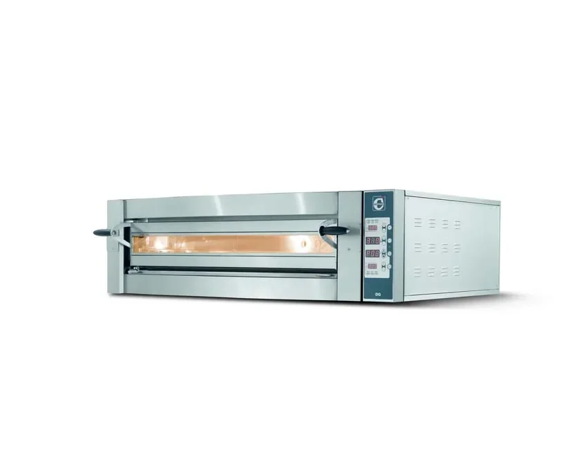 Four à pizza large électrique 1 chambre 9x350mm triphasé Meilleur Prix