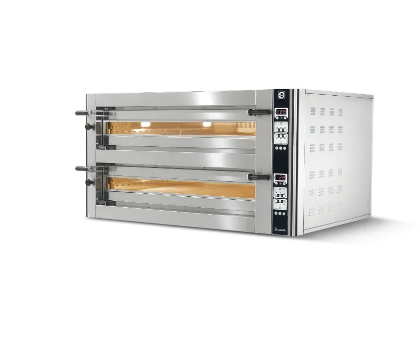 Prix Promo Four à pizza électrique 2 chambre 6x350mm - 1510x1060x780