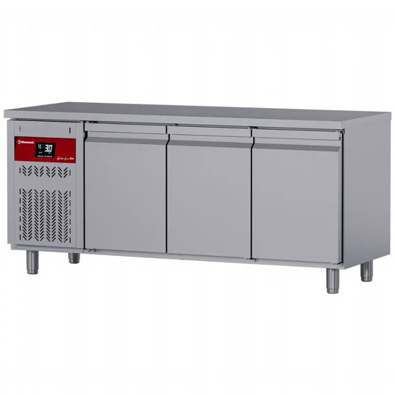 Livraison Express Table réfrigérée 3 portes dimensions gn 1/1 volume de 405 l