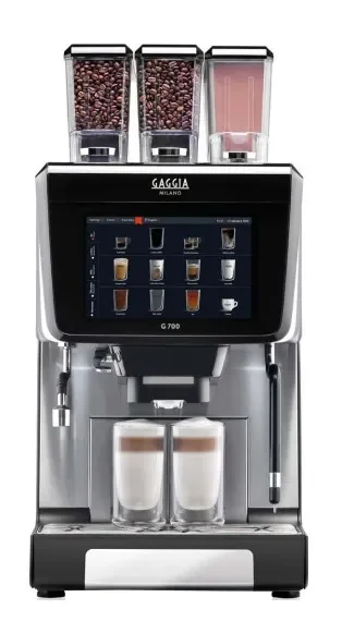 Satisfait Ou Remboursé Machine à café g700 2 moulins + 1 bac soluble + lait frais/lance vapeur
