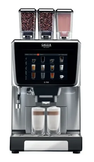 Machine à café g700 2 moulins + 1 bac soluble + lait frais + dualmilk Top Vente
