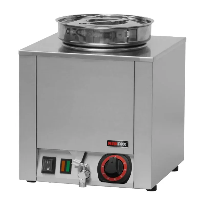 Bain-marie monophasé de table en inox volume 4,5 l Soldes