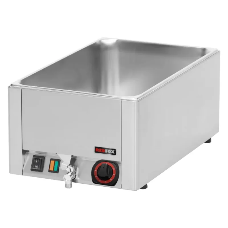 Livraison Gratuite Bain-marie électrique à poser 1 bac gn 1/1 avec vidange