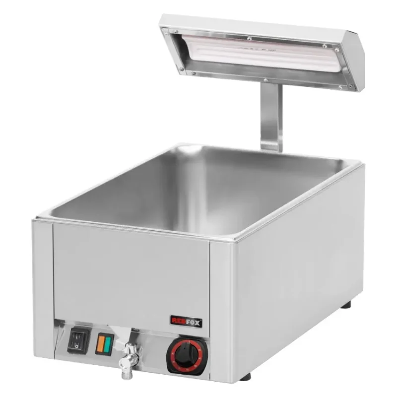 Chauffe-frites à poser à 2 zones de chauffe supérieure et inférieure pour bac 1xgn 1/1 Commande En Gros