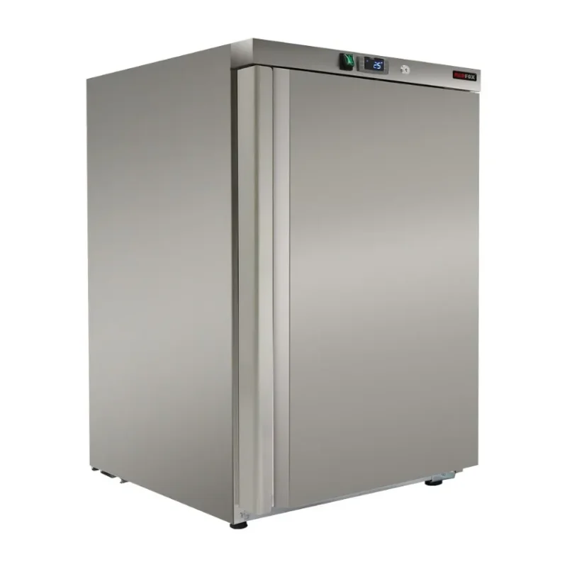Populaire Mini-armoire réfrigérée positive en inox 1 porte pleine de capacité 130 l