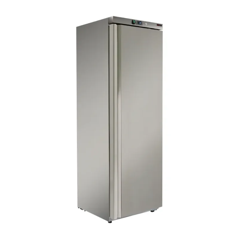 Armoire réfrigérée positive en inox de 350 l avec 4 étagères ajustables Nouvelle Collection
