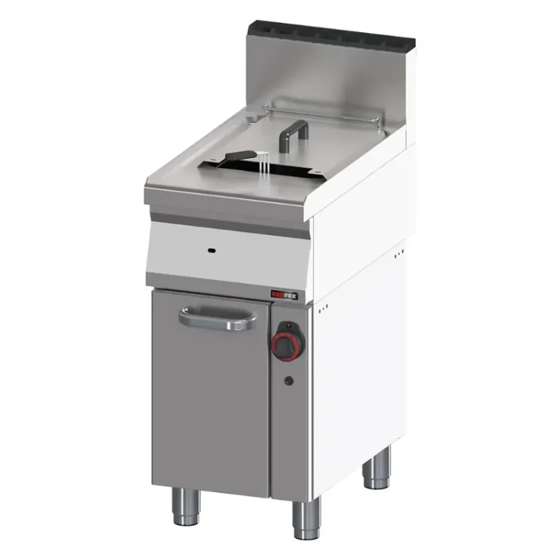 Soldes Friteuse installée sur soubassement gaz 1 cuve 15 l 1 panier 280x295x100