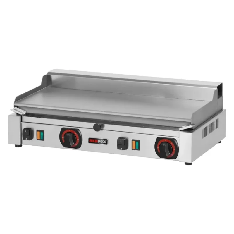Prix Bas Plaque à snacker de comptoir monophasée en inox surface lisse 570x240mm