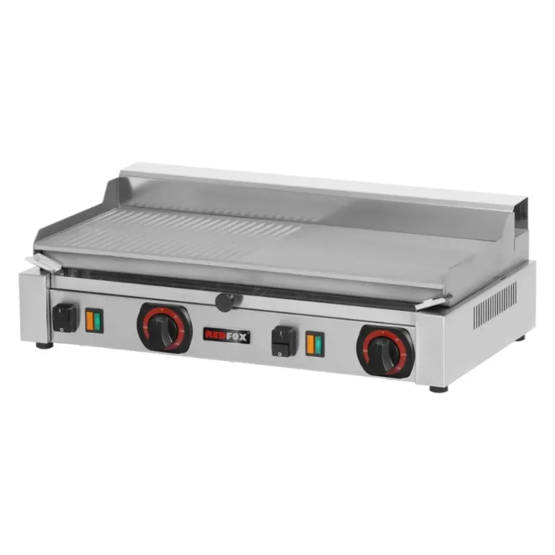 Plaque de cuisson monophasée en inox avec 2 foyers Acheter En Ligne