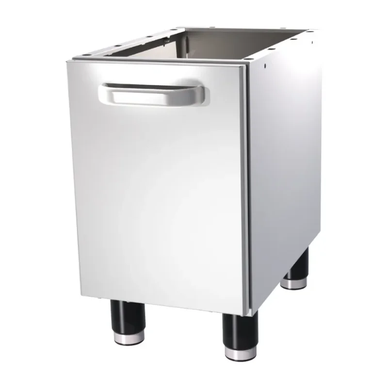 Soubassement inox fermé doté de 1 porte battante - 330x510x570mm Offre Exclusive