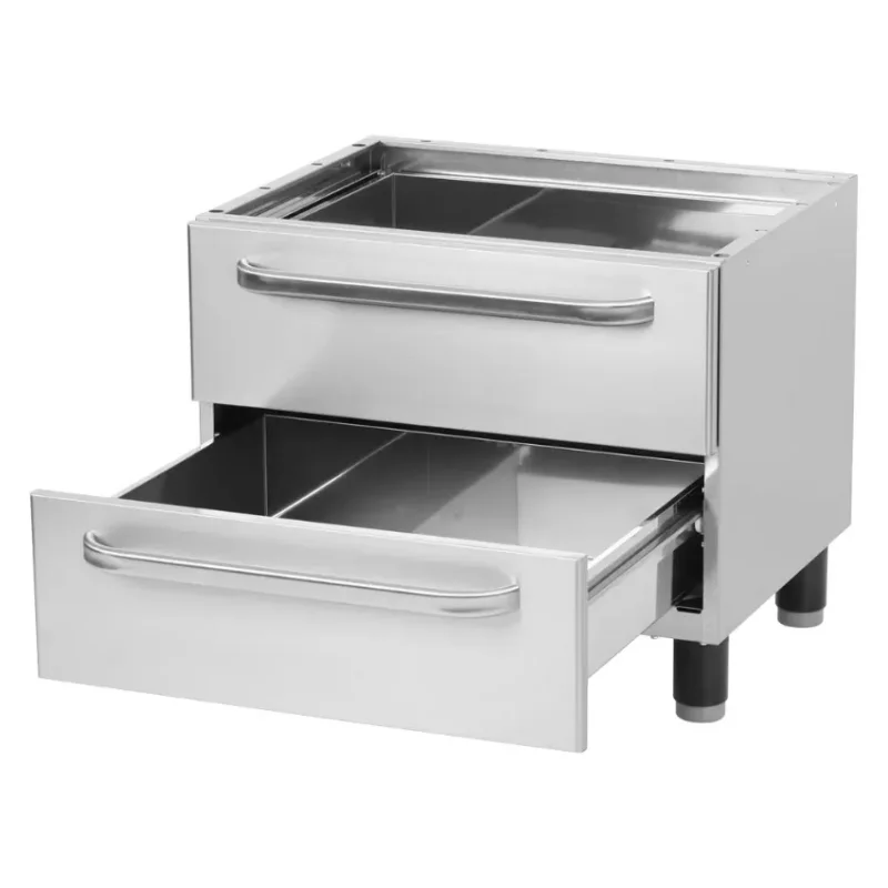 Soubassement fermé avec 2 tiroirs - 660x530x570mm Commande En Gros