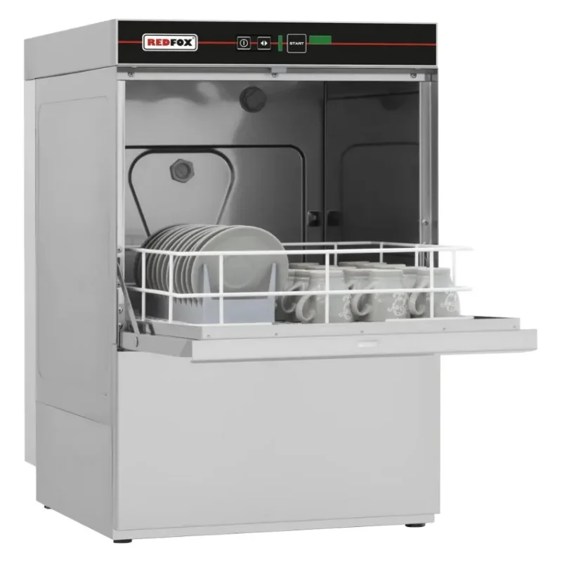 Lave-vaisselle frontal monophasé revêtement simple panier 390x390mm Vente Directe