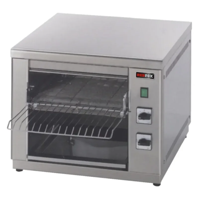 Toaster monophasé en inox équipé de 2 pinces Expédition Rapide