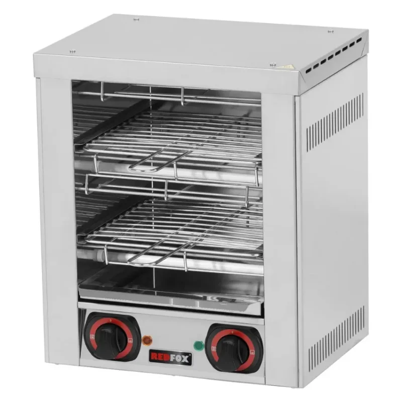 Toaster salamandre équipé de 4 pinces et doté de 2 grilles et un tiroir de récupération de la graisse Affaire À Saisir