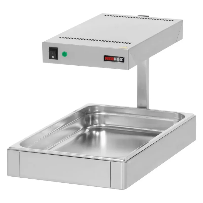 Chauffe-frites sur comptoir chauffage haut infrarouge puissance 0,5 kw - 330x550x340mm Nouvelle Collection