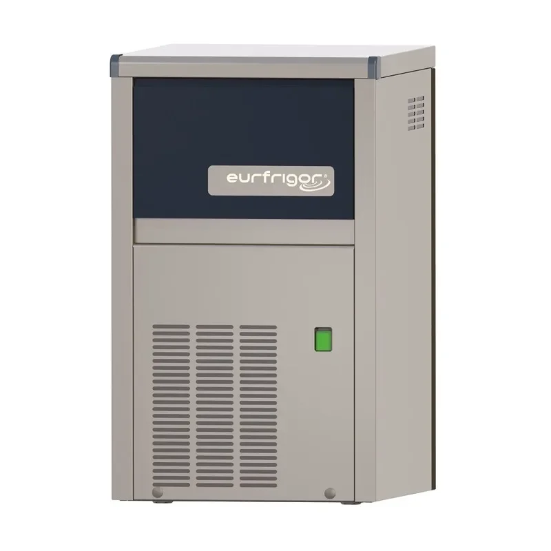 Machine à glaçons pleins avec réserve de 4kg - 20kg/24h et condenseur à eau Prix Promo