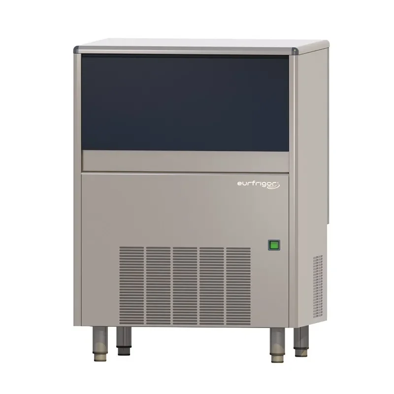 Machine à glaçons creux avec réserve de 25kg - 83kg/24h et condenseur à eau Certifié