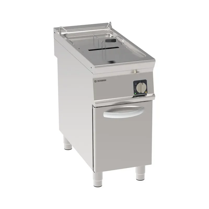 Must-Have Friteuse gaz sur coffre avec 1 cuve en v de 13 litres