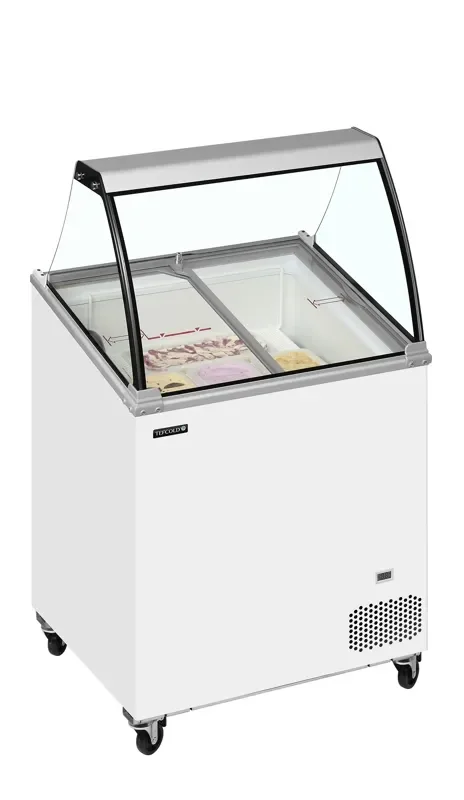 Haute Qualité Congélateur à crème glacée de 144l -24/-14gaz r290