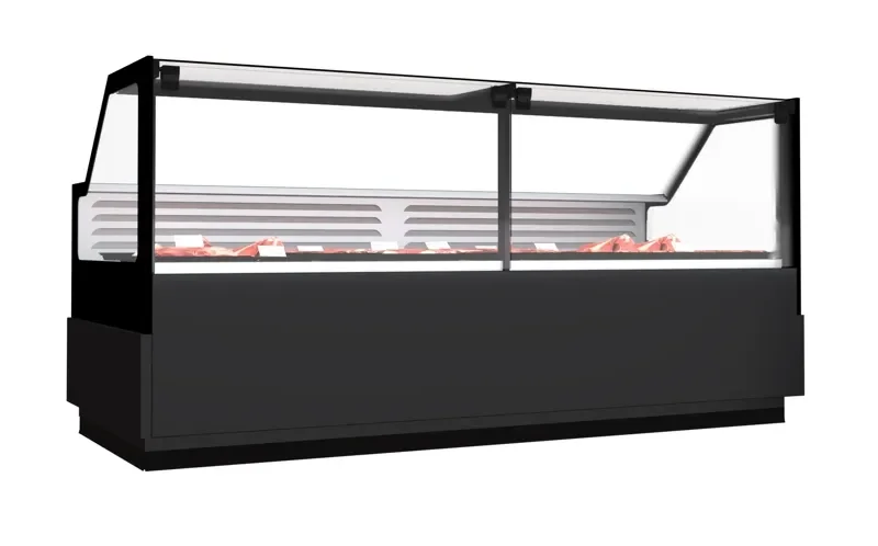 Prix Bas Vitrine réfrigérée boucherie noire 2870 mm 1199 l combisteel - 7076.0030