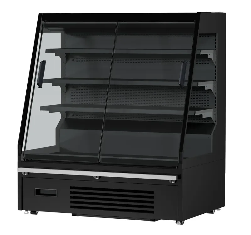 Petit Prix Vitrine murale réfrigérée noire 2 portes 310 l combisteel - 7080.0030