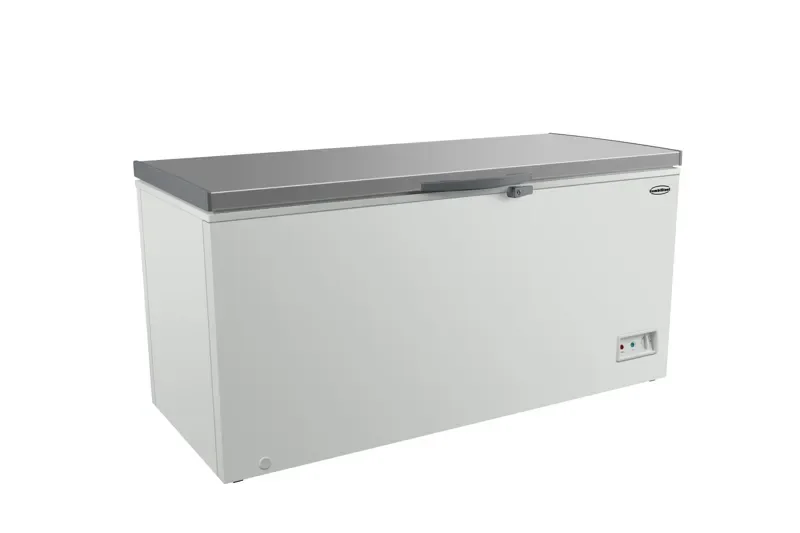 Congélateur bahut couvercle inox 562 l blanc combisteel - 7450.1145 Meilleur Prix