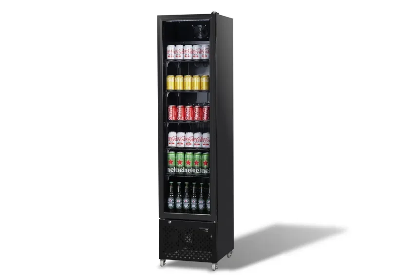 Prix Promo Armoire réfrigérée négative 1 porte vitrée noire combisteel - 7455.1930