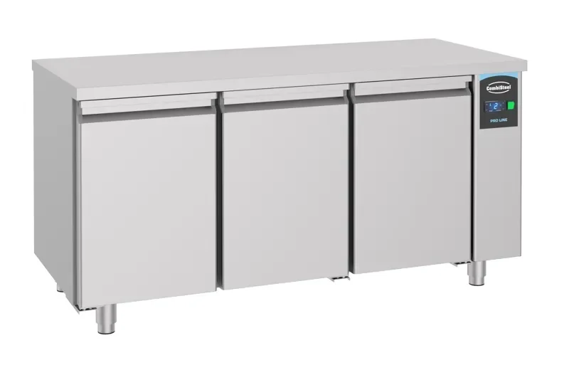 Acheter En Ligne Table dessert réfrigérée 3 portes 1600x700x850 mm inox combisteel - 7489.5090