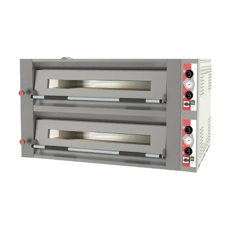 Four à pizzas électrique 2 chambres 6 pizzas diamètre 34 cm Acheter En Ligne