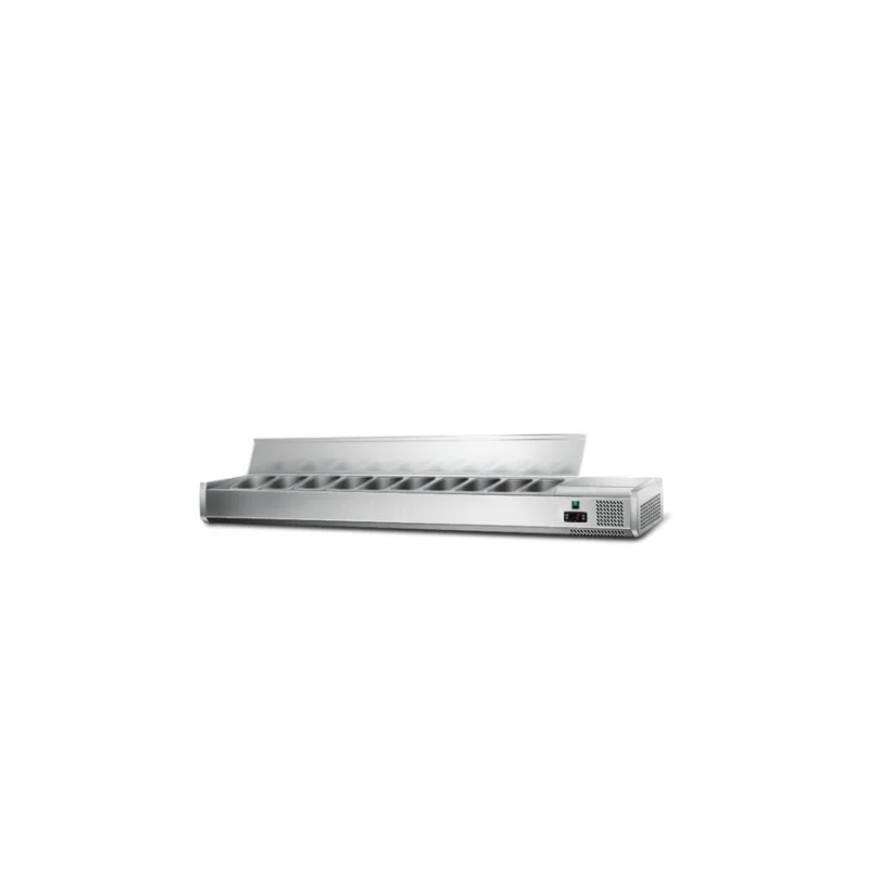 Nouveauté Présentoir à ingrédients 2000mm Inox