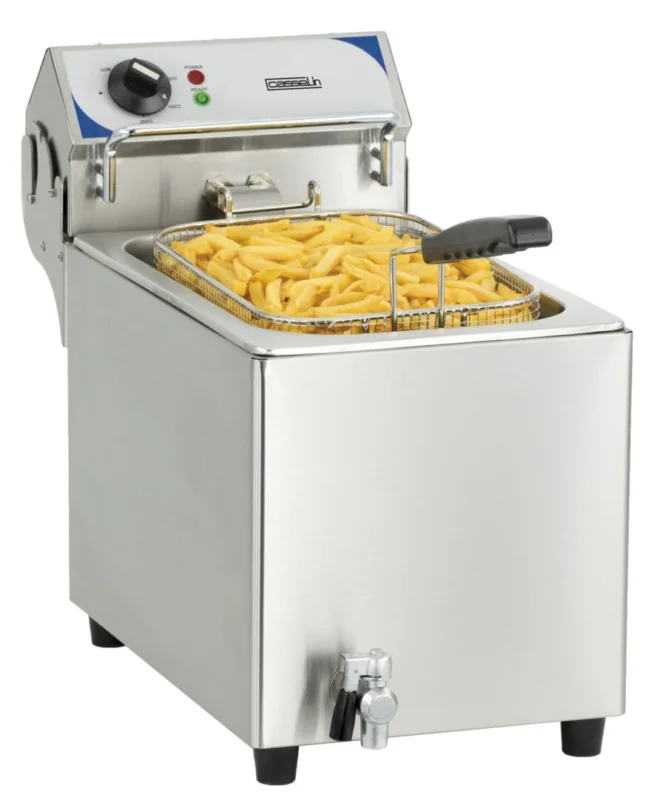 Prix Réduit Friteuse électrique avec vanne de vidange10 litres