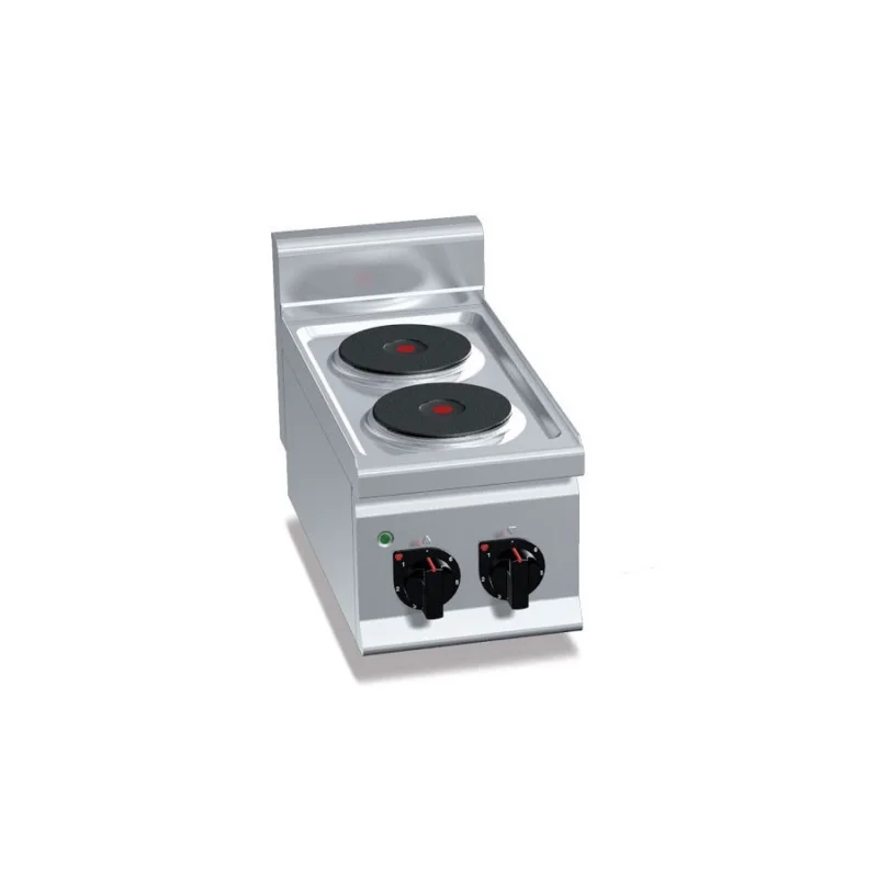 Cuisinière électrique 2 plaques (4kW) à poser Commander Maintenant