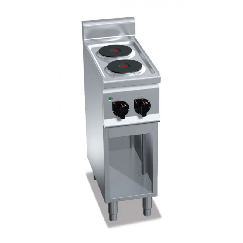 Solde Cuisinière électrique 2 plaques (4kW) sur pieds