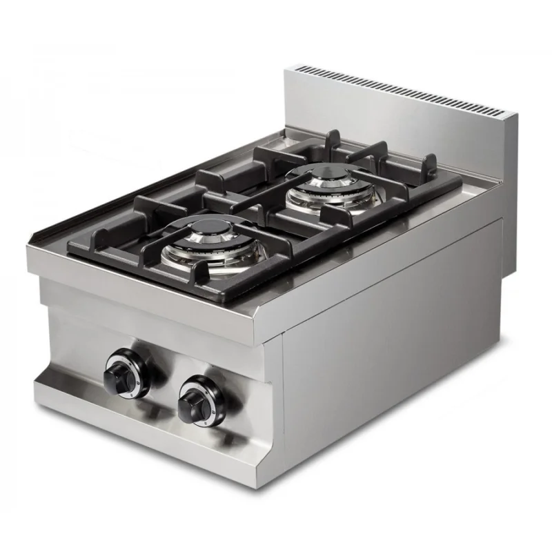 Cuisinière gaz 2 brûleurs (7.2kW) à poser Expédié Aujourd’hui