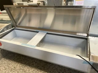 Présentoir à ingrédients 1500mm Profondeur 300 Inox Nouvel Arrivage