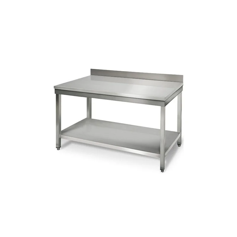 Table inox 1400 mm profondeur 700 adossée Nouveauté