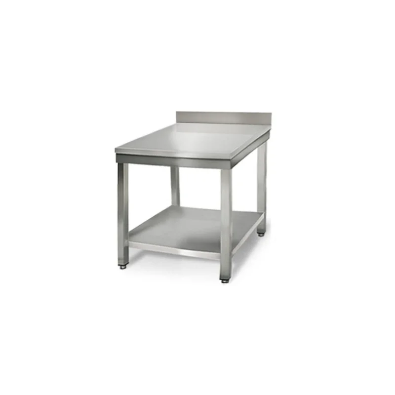 Table inox 700 mm profondeur 700 adossée Livraison Gratuite